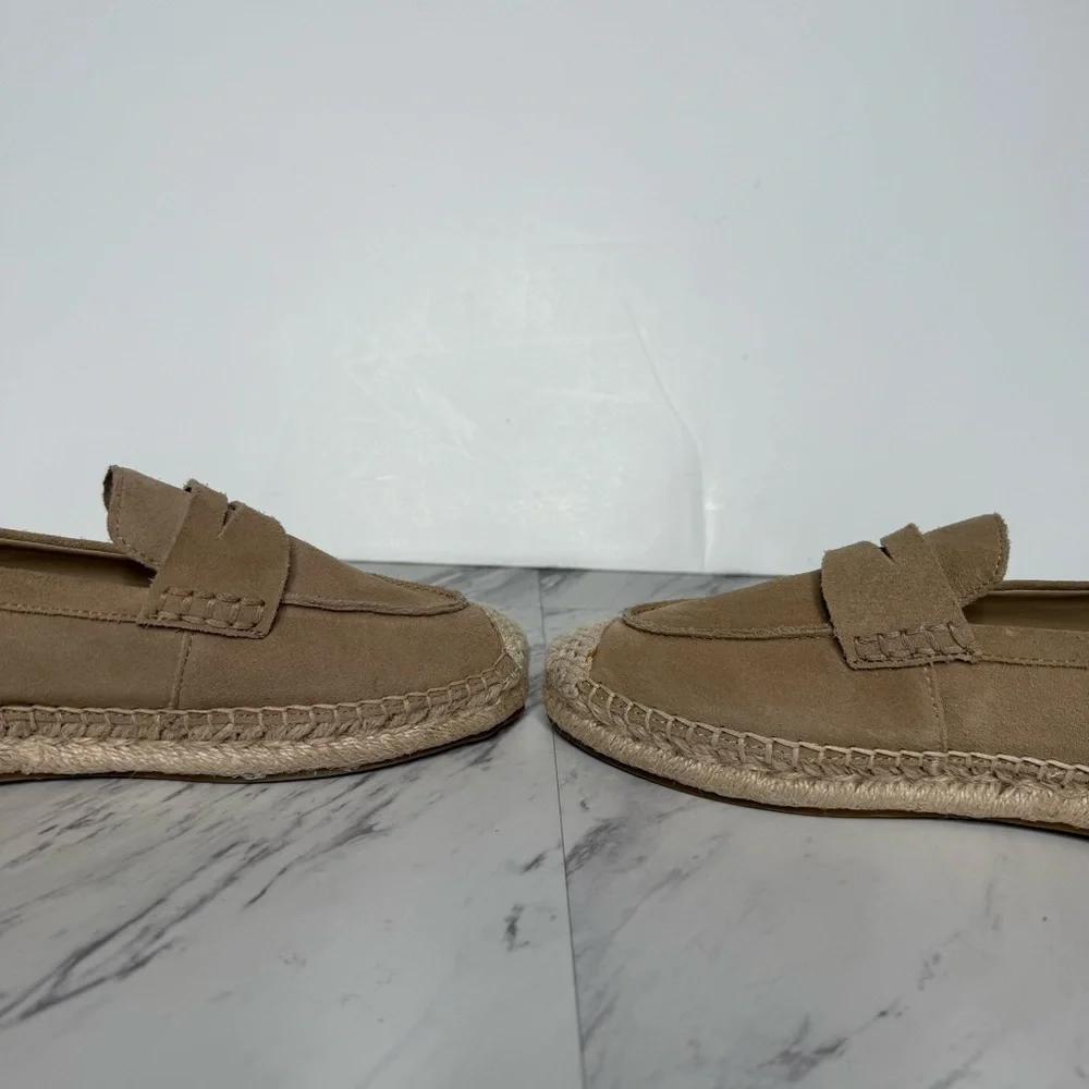 Sam Edelman Kai Tan Suede Espadrilles Loafer 6M